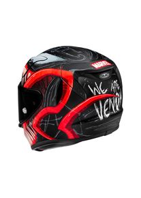 HJC RPHA 12 Venom 3 Marvel Motorradhelm (Schwarzmatt/Rot)
