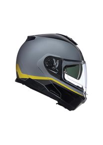 Nolan N100-6 N-Com Incognito 346 Motorradhelm (Grau/Gelb/Schwarz)