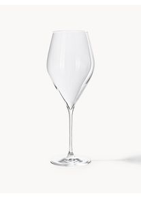 Copas de vino blanco de cristal Silvio, 4 uds. Transparente Vidrio Ø 8 x Al 26 cm, 430 ml | Westwing Collection