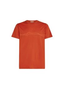 Icebreaker Funktionsshirt 'TechLite' Herren orange Größe M Motivprint