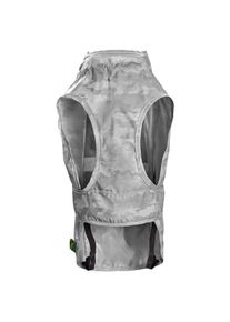 Hunter Waterproof Jacket Huka To Go Dog coat (R&uuml;cken 30 cm - Hals 22-40 cm, Bauch 29-49 cm, silber / reflektierend)