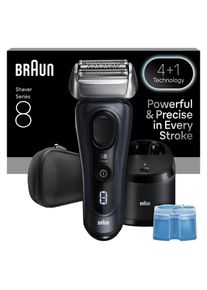 Braun Elektrorasierer »Series 8 8663cc«, Smart Care Center, integrierter Präzisionstrimmer, SensoAdapt für jede Bartdichte, mit 5in1 SmartCare Center