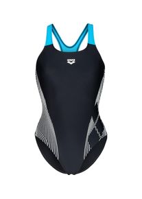 arena Strój kąpielowy 'Pro Back' dla kobiet jasnoniebieski / czarny / biały Rozmiar M