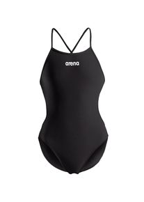 arena Strój kąpielowy 'TIE BACK SOLID' dla kobiet czarny / biały Rozmiar XS