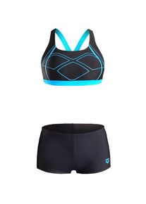 arena Bikiny 'GRAPHIC' Ženy neónovo modrá / čierna S