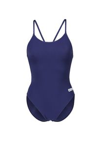 arena Jednodielne plavky 'LACE BACK SOLID' Ženy tmavomodr&aacute; / biela XS