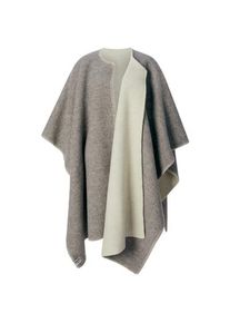 Norsk poncho i lammeuld