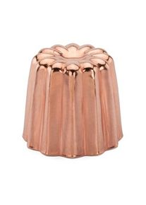 Tinbelagt kobber canelé-bageform