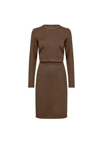 Saint Tropez , Strickkleid »MilaSZ LS Dress« , Fondue Fudge Melange , N-Gr , M (38) -N-Gr , M (38) , Feminines Kleid von Saint Tropez