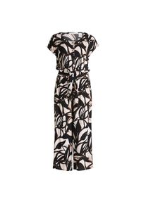 BETTY & CO Betty&Co , Jumpsuit »Jumpsuit mit U-Boot-Ausschnitt« , Black/Nature , EURO , 44 -EURO , 44 , Passform: Lässig