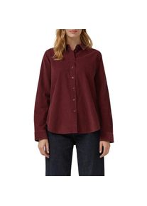 s.Oliver , Hemdbluse aus Feincord, Relaxed Fit , DARK RED , 44 , 44 , Bluse von s.Oliver Red Label