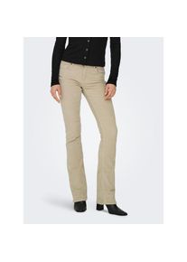 Only , Cordhose »ONLMARY – Flared Cordhose mit Stretchkomfort«, slim fit, modisch, Cord, Baumwollmischung , Oatmeal , Länge 32 , 38 -Länge 32 , 38...