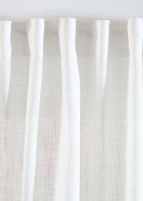 Gardin med blomsterprint (1-pack), sjokkrosa, størrelse 175x135 cm, bonprix