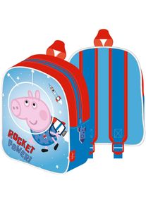 Kindergartentasche, Rucksack Peppa Pig George Space Travel, Blau