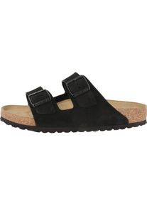 Birkenstock, Sandalen, Arizona Veloursleder normal - 63245, Schwarz, (45)