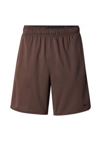 Nike Calças funcionais em castanho Tamanho XXL Simples