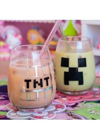 Minecraft - Verres Creeper et TNT Lot de 2