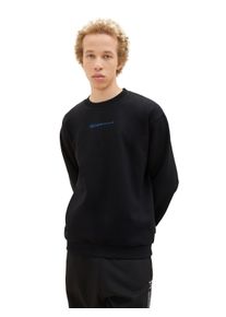 Tom Tailor Denim Herren Sweatshirt in schwarz, Größe XL