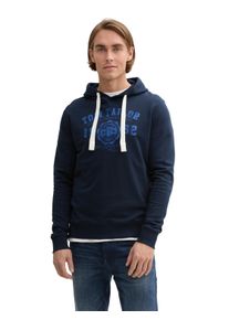 Tom Tailor Herren Hoodie in blau, Größe XL