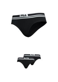 Fila Damen Slip »WOMAN BRIEF« 2er Pack in schwarz, Größe M