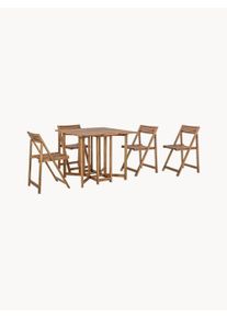 ANDREA BIZZOTTO SPA Set lounge para exterior Noemi, 5 pzas. Marrón N/A