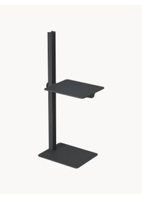 String Furniture Height-adjustable Side Table Museum Black Metal B 30 x H 77 cm