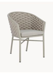 Bizzotto Sillas con reposabrazos Margalida Saturn, 4 uds. Gris An 61 x F 57 x Al 80 cm