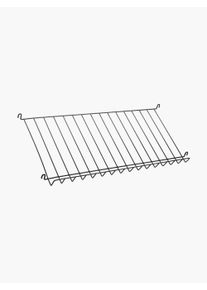 String Furniture Estante para revistas sistema modular, 78 x 30 cm Negro Metal An 78 x F 30 cm