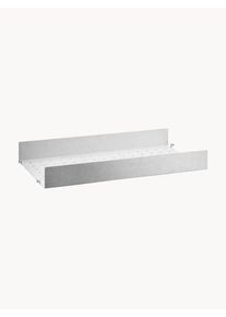 String Furniture Estante em metal para módulos Shelving System, L 58 x P 30 cm Prateado Metal L 58 x P 30 cm
