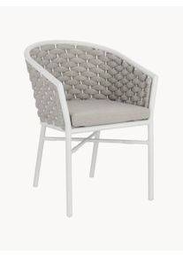 Bizzotto Sillas apilables Margalida, 4 uds. Gris, Blanco An 61 x F 57 x Al 80 cm