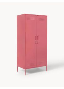Mustard Made Malá šatníková skriňa The Twinny Svetloružová Kov Š 85 x V 183 cm