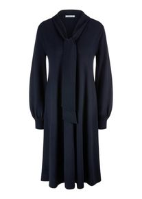 Peter Hahn - Strickkleid, blau, Gr. 40, Schurwolle