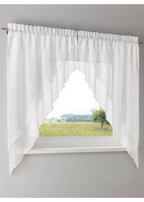 HEINE HOME unisex Gordijn in wit ,maat 80x80 cm, Witt, 100% Polyester