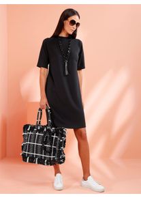 Heine Dames Vrijetijdsjurk om makkelijk aan te trekken in zwart ,maat 46, Witt, 50% Modal, 44% Polyester, 6% Elastan