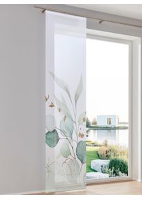 HEINE HOME unisex schuifgordijn in wit geprint ,maat 145 x 57 cm, Witt, 100% Polyester