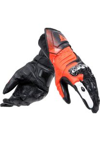 Dainese Carbon 4, gloves long , color: Black/Neon-Red/White , size: 3XL