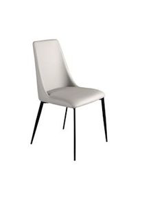 AC ANGEL CERDA Angel Cerdá Silla polipiel gris claro 4184C 46 x 58 x 88