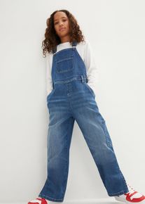 bonprix Peto vaquero de talle medio, azul, 176