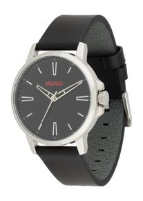 Hugo Män Analog klocka 'Smooth' röd / svart / silver Storlek One Size