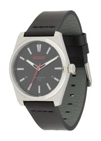 Hugo Män Analog klocka 'Ark' röd / svart / silver Storlek One Size