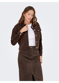Only Jeansjacke »ONLANLIE-ANIMAL L/S JACKET CC PNT«, ohne Kapuze