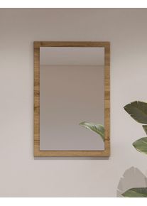 Inosign Garderobenspiegel »Cross,Breite 40-60 cm moderner Flurspiegel hochkant oder quer hängend«, Wandspiegel mit Rahmenoptik