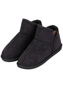 Apollo Hausschuh »LADIES HOME BOOTS SUEDE«, mit Logoprägung und kuscheligen, wärmenden Innenfutter