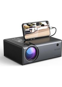 BlitzWolf BW-VP1 Pro (HD, 2800 lm, 1.33:1), Beamer, Schwarz
