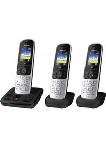 Panasonic KX-TGH723GS, Telefon, Schwarz