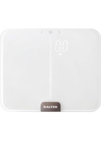 Salter, Personenwaage, 9164 WH3RJLEU16 Ghost Compact Analyser Scale, White (180 kg)