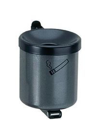 TKG, Aschenbecher, Wandascher Ø150xH145mm graphit mit Kippvorrichtung