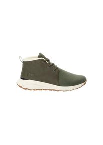 Jack Wolfskin, Herren, Schn&uuml;rschuh &raquo;CAMPFIRE CHAKKA MID M&laquo;, island-moss, UK10-EU445, island-moss, bequemer, moderner Schuh mit mittelhohem Schaft