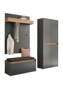 Inosign , Garderoben-Set »City/Giron, moderne Garderobe, viel Stauraum, ca. 40 Schuhe«, (Set, 3 St.), enthält Schuhschrank, Garderobenpaneel &...