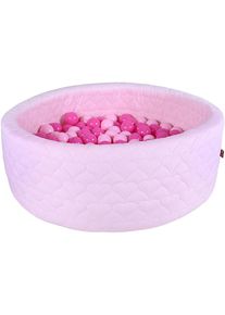KNORRTOYS , Bällebad »Soft, Heart Rose«, mit 300 Bällen soft pink; Made in Europe , Geo Grey